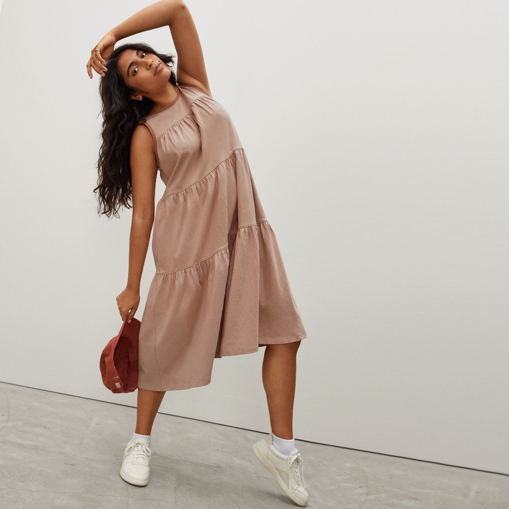 Everlane Women's Mini Dress in Tan